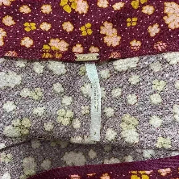 Free People IRL Floral Skirt Size 8 NWOT - Picture 4 of 6